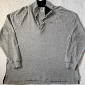 Lacoste Men’s L/S Knit Quarter Zip Pullover